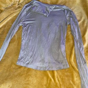 Long sleeve fitted shirt